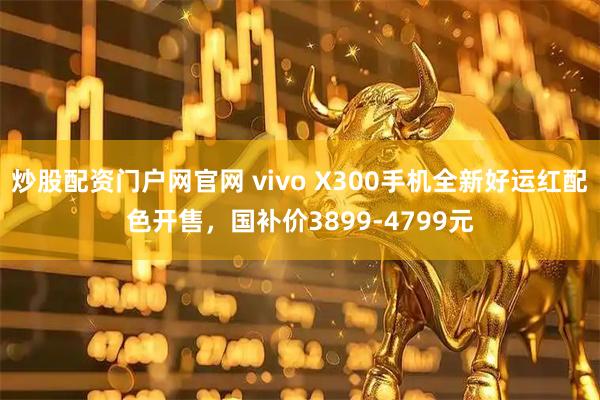炒股配资门户网官网 vivo X300手机全新好运红配色开售，国补价3899-4799元